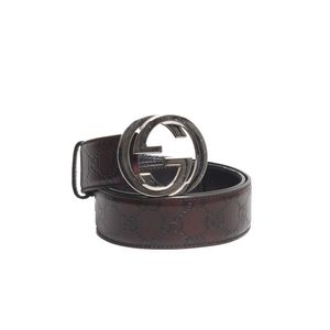 Cinto Gucci Guccissima Leather