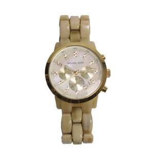 Relogio Michael Kors Acetato Bege