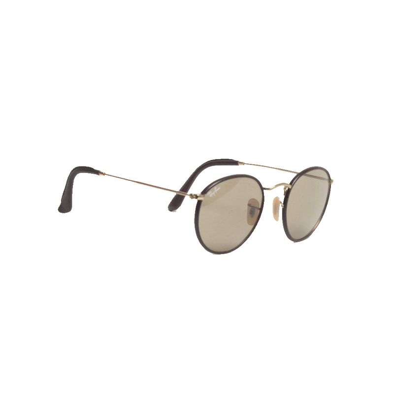 Oculos-Ray-Ban-Round-Couro