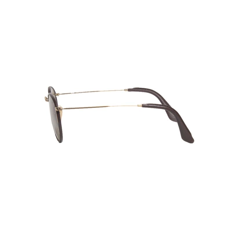 Oculos-Ray-Ban-Round-Couro