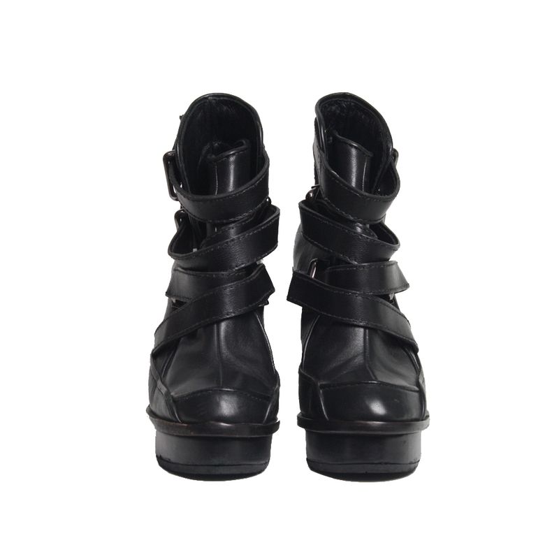 Ankle-Boot-Cris-Barros-Leather-Preta