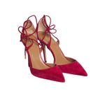 Scarpin-Aquazzura-Matilde-Crisscross-Suede-Vermelho