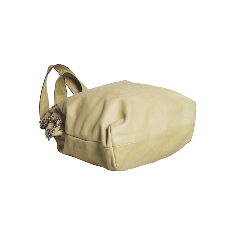 Bolsa-Chanel-Couro-Bege