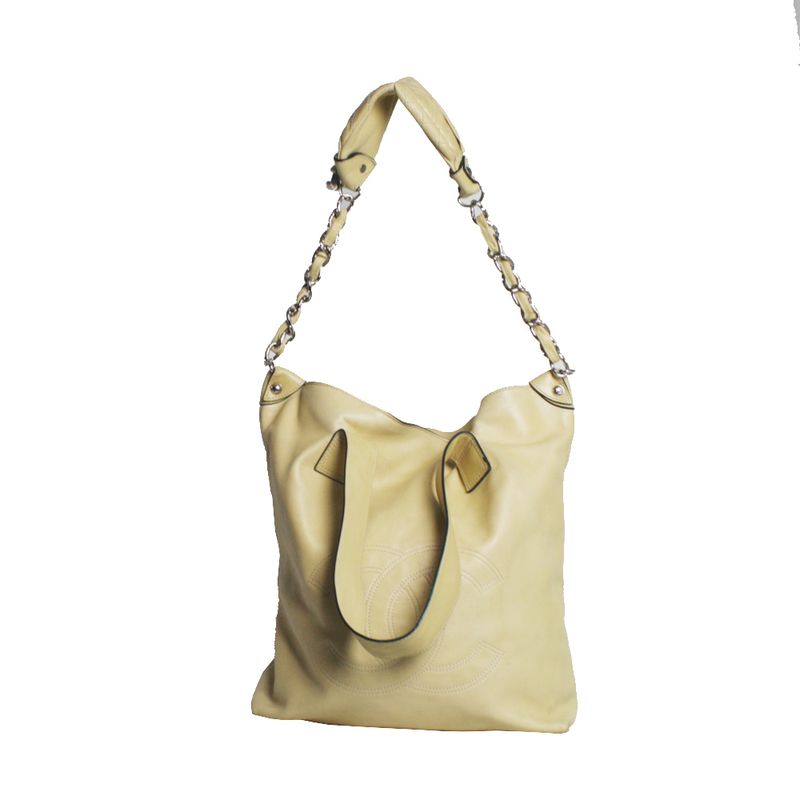 Bolsa-Chanel-Couro-Bege