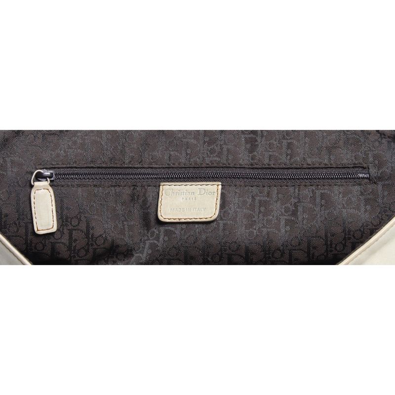 Bolsa-Christian-Dior-Gaucho-Leather-Satchel