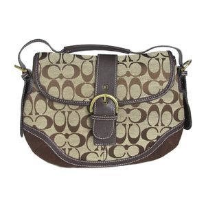 Bolsa Coach Shoulder Monograma