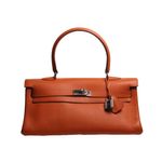 Bolsa-Hermes-Kelly-Shoulder-Laranja