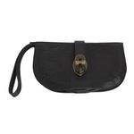 Clutch-Burberry-Brown-Leather
