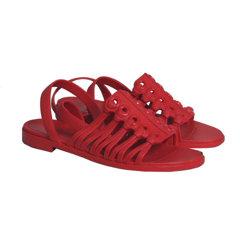 Jelly-Strap-Flat-Givenchy-Vermelha