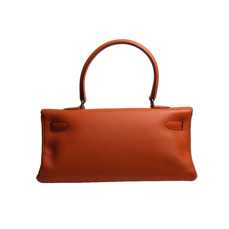 Bolsa-Hermes-Kelly-Shoulder-Laranja