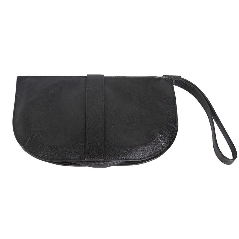 Clutch-Burberry-Brown-Leather