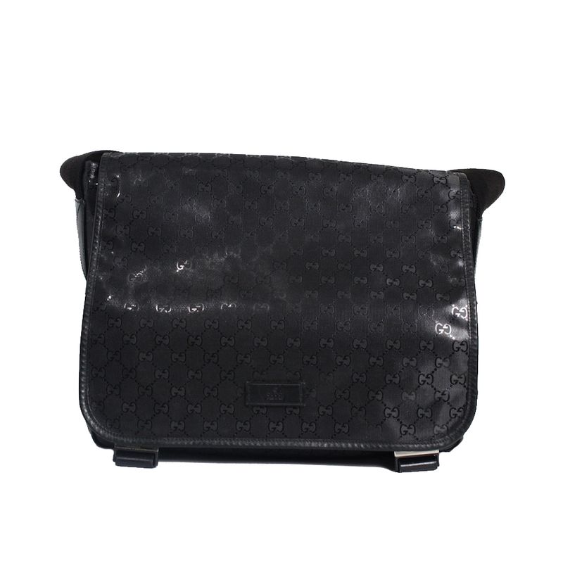Bolsa-Gucci-Messenger-Diaper-Bag-Black
