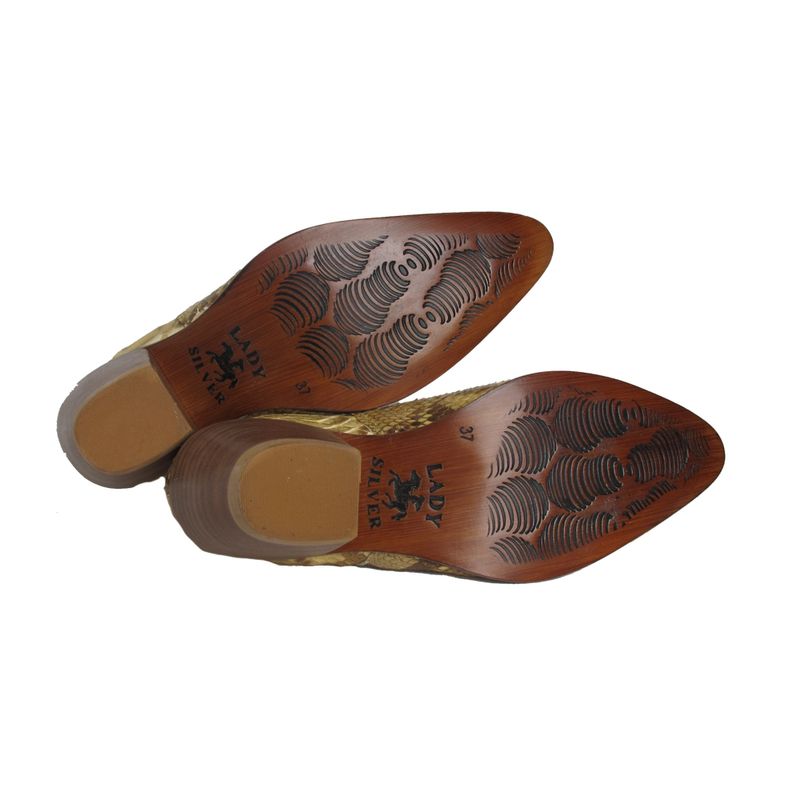 Bota-Lady-Silver-Python
