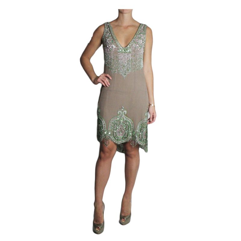 Vestido-Barbara-Bela-de-Seda-Bordado-Verde