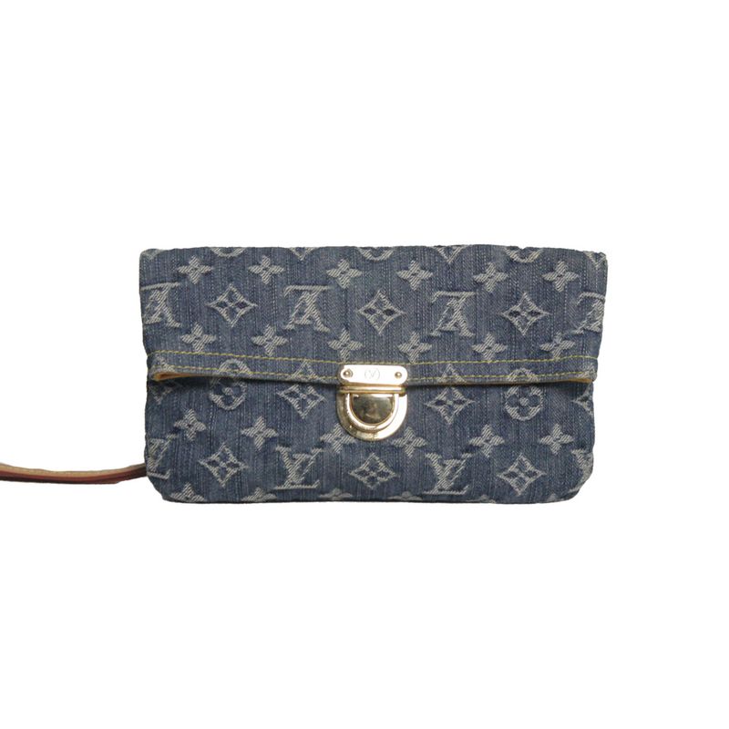 Clutch-Louis-Vuitton-Denim-Pochette