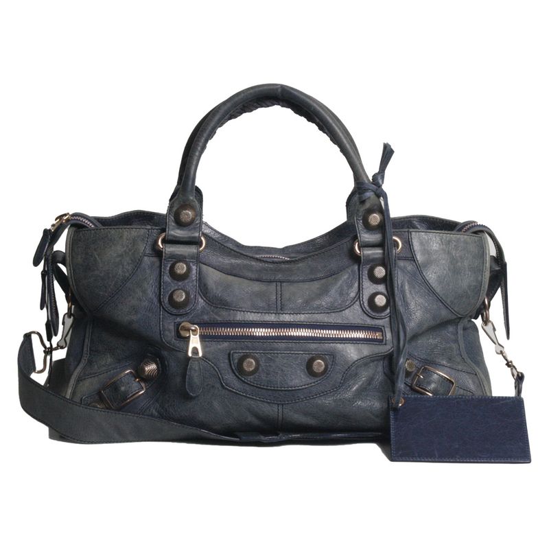 Bolsa-Balenciaga-Classic-City-Azul-Escuro
