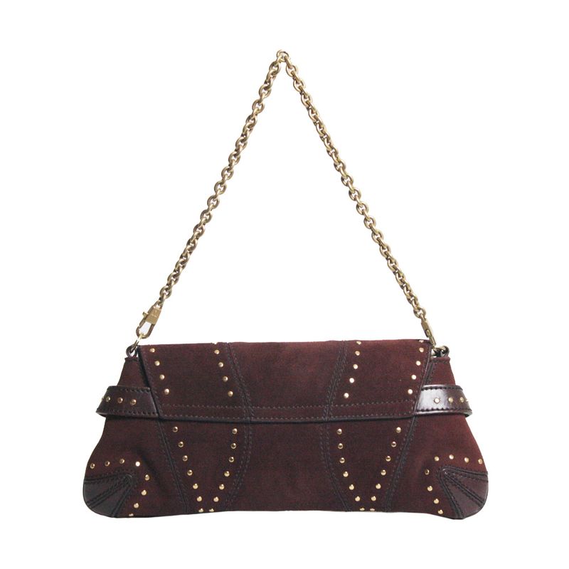 Bolsa-Gucci-Horsebit-Camurca-Vinho-com-Studs