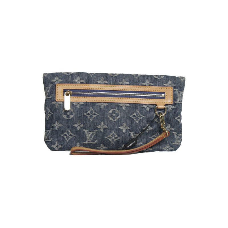 Clutch-Louis-Vuitton-Denim-Pochette
