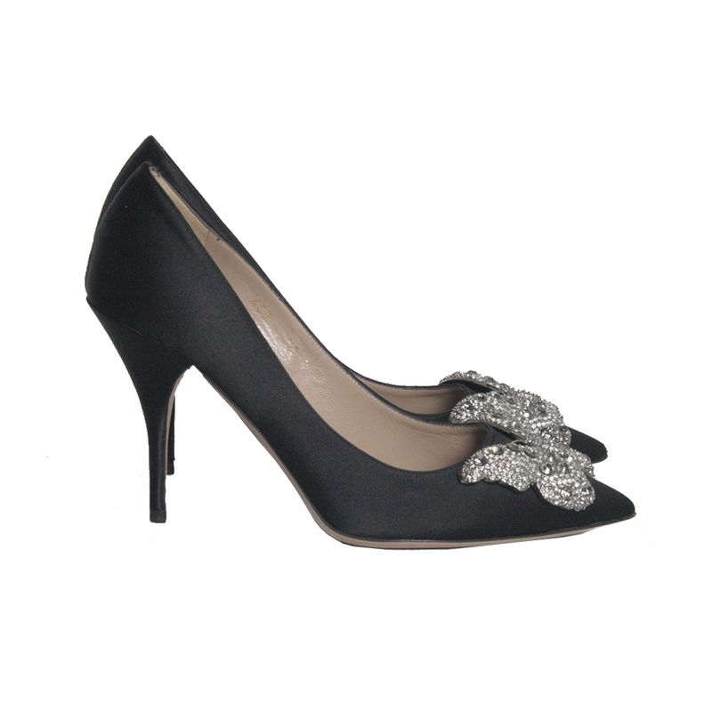 Scarpin-Valentino-Cetim-Borboleta