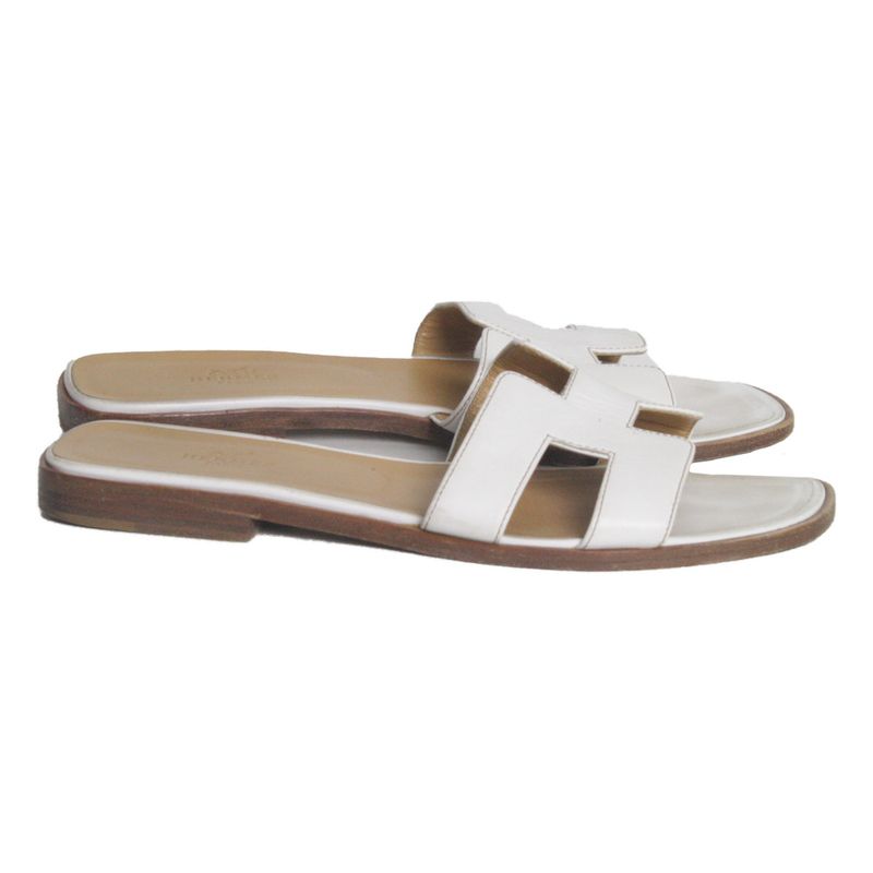 Rasteira-Hermes-Classica-Branca