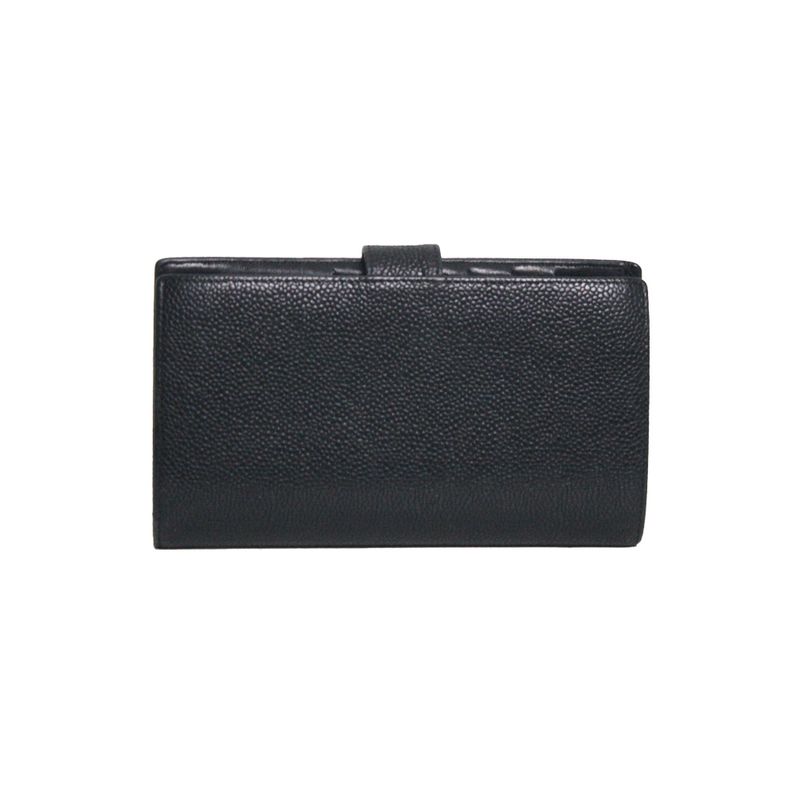 Carteira-Chanel-Couro-Caviar-Preto