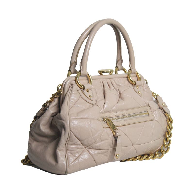 Bolsa-Marc-Jacobs-Quilted-Stam-Bag-Nude