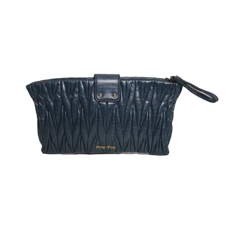 Clutch-Miu-Miu-Matelasse-Azul-Petroleo