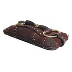 Bolsa-Gucci-Horsebit-Camurca-Vinho-com-Studs