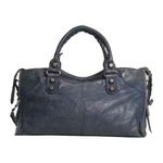 Bolsa-Balenciaga-Classic-City-Azul-Escuro