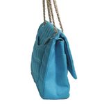 Bolsa-Chanel-Quilted-Satin-Reissue-226-Turquesa