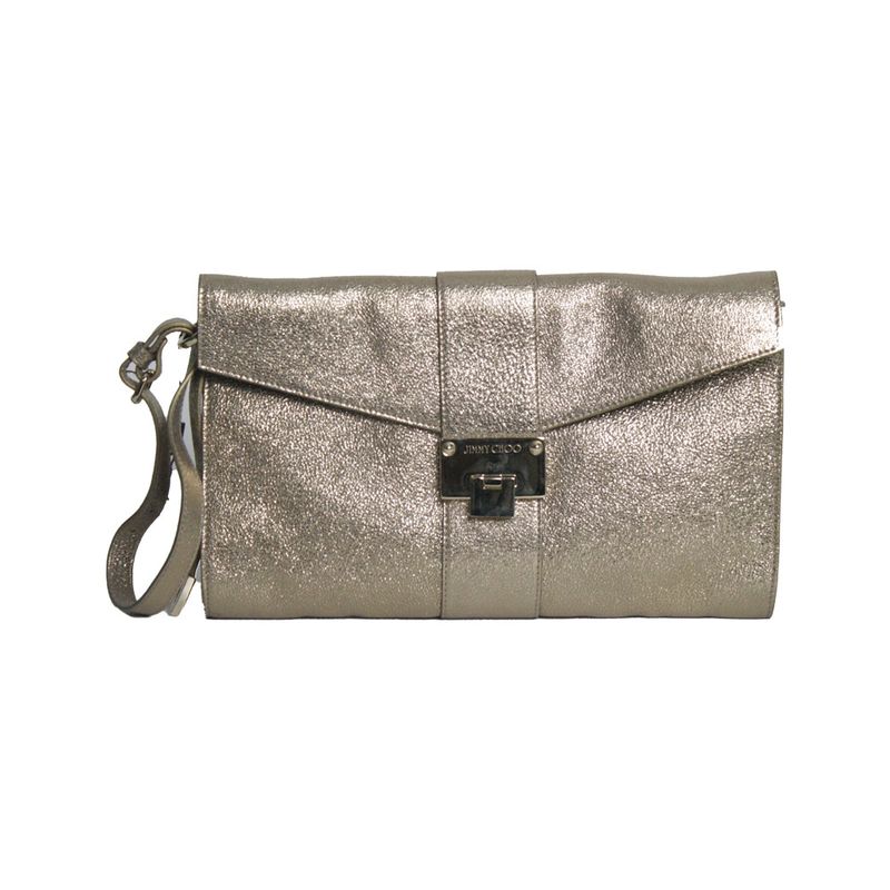 Clutch-Jimmy-Choo-Dourada