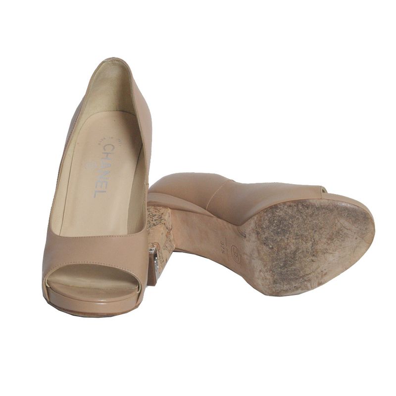 Peep-Toe-Chanel-Nude