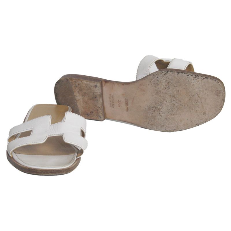 Rasteira-Hermes-Classica-Branca