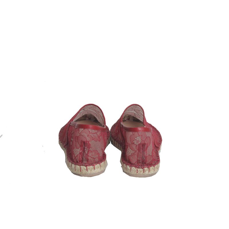 Espadrille-Valentino-renda-vermelha