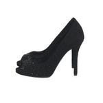 Peep-toe-Dolce-Gabbana-Camurca-Preto-Strass
