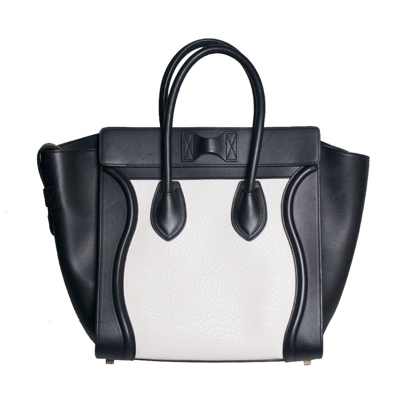Bolsa-Celine-Luggage-Bicolor