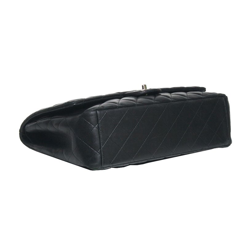 Bolsa-Chanel-Double-Flap-Maxi-Black