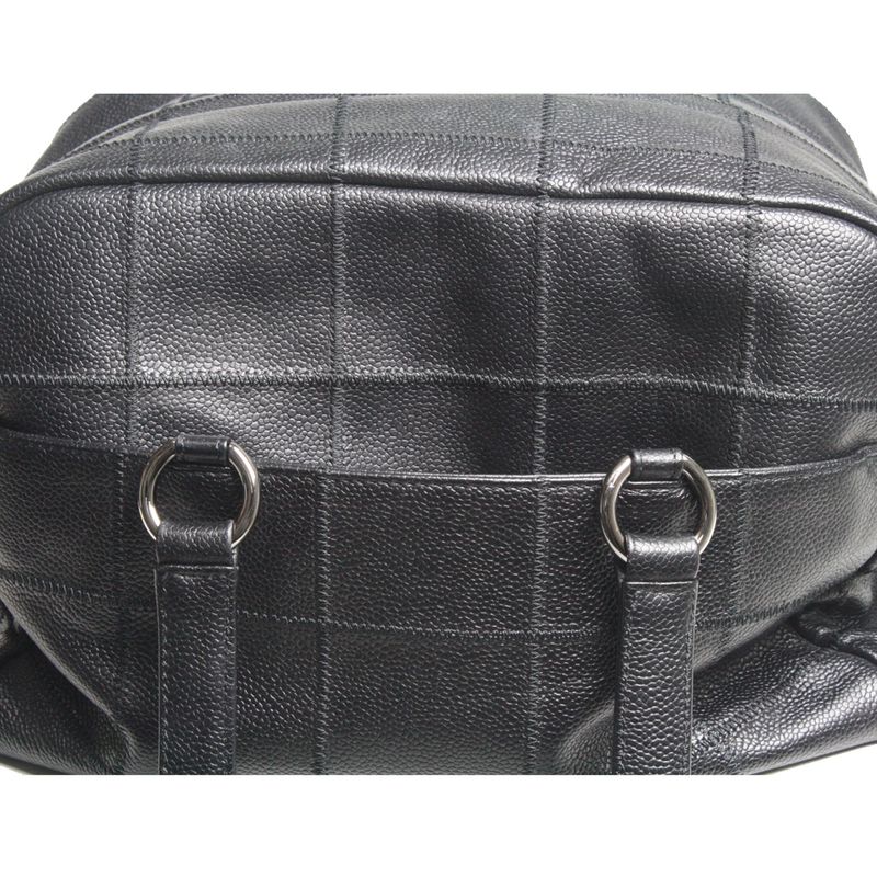 Bolsa-Chanel-Square-Quilt-G-Preta