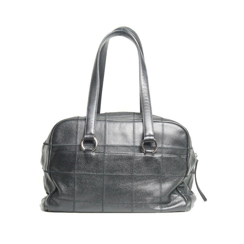 Bolsa-Chanel-Square-Quilt-G-Preta