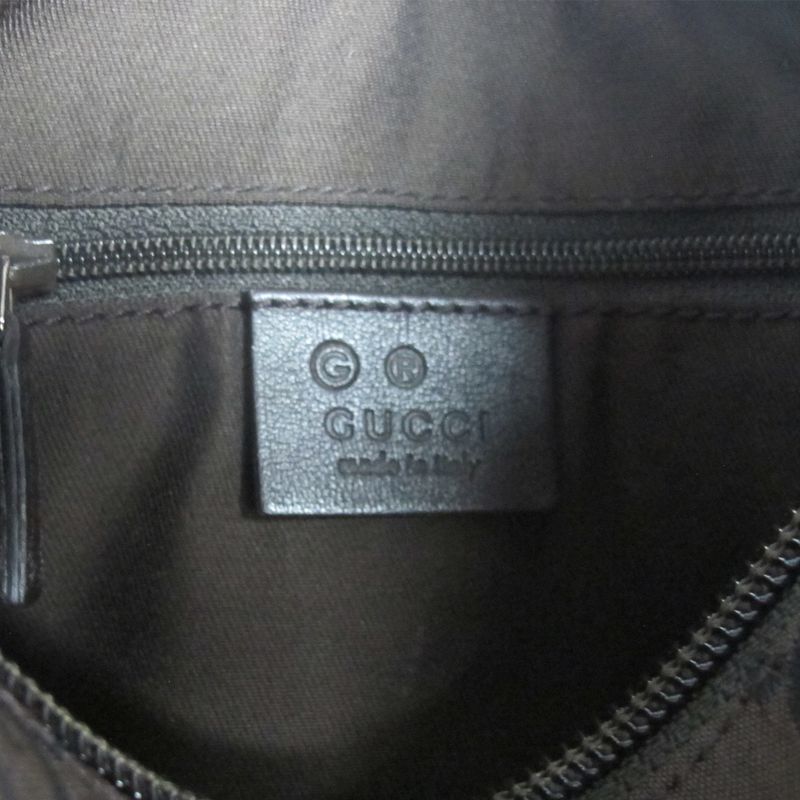 Bolsa-Gucci-Nylon-Brown-Canvas