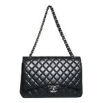 Bolsa-Chanel-Double-Flap-Maxi-Black