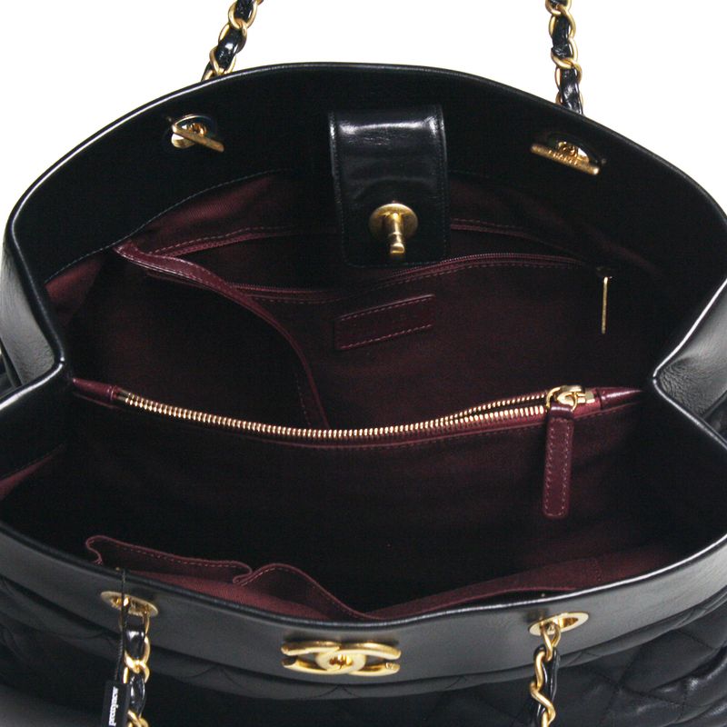 Bolsa-Chanel-Matelasse-Black