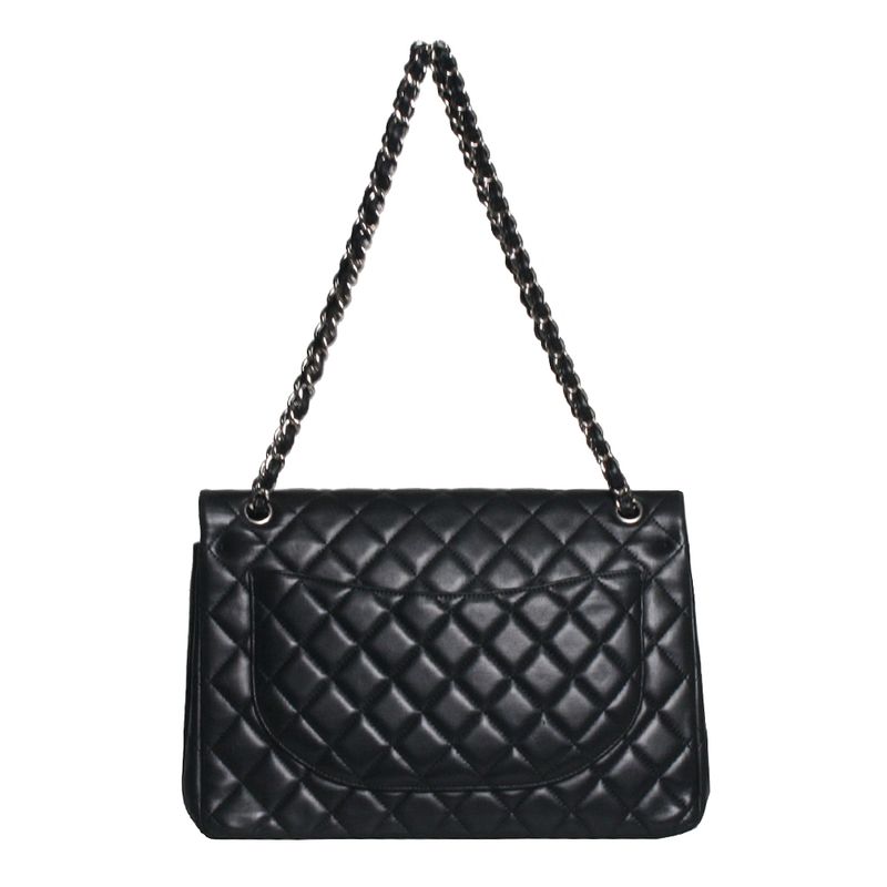Bolsa-Chanel-Double-Flap-Maxi-Black