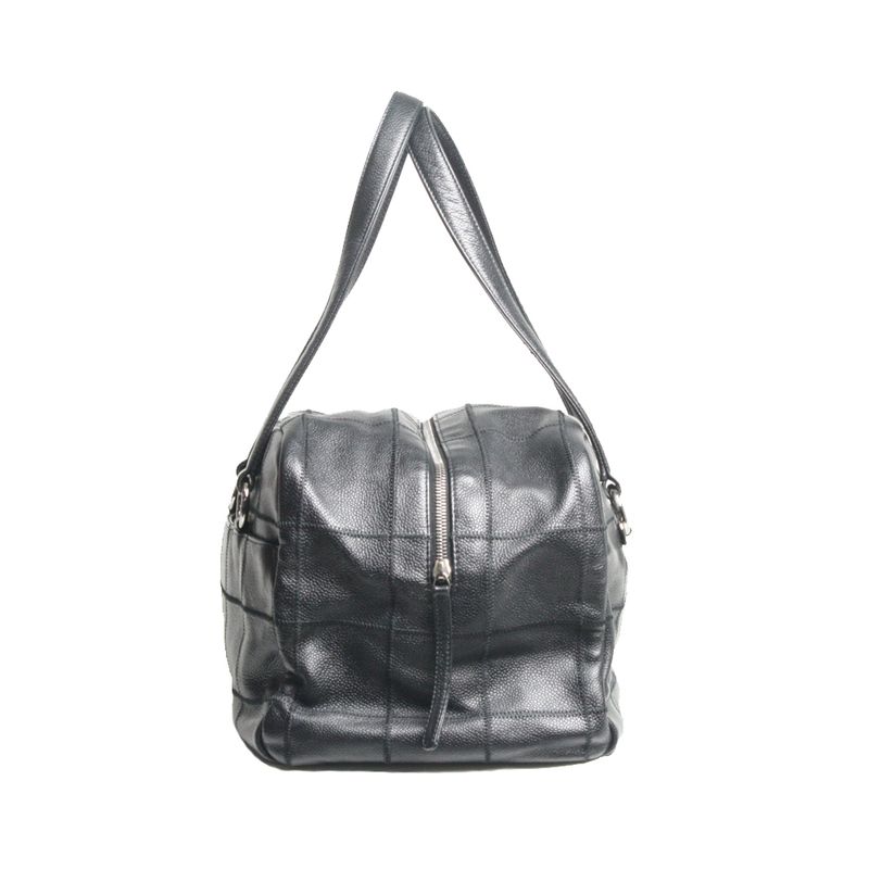 Bolsa-Chanel-Square-Quilt-G-Preta