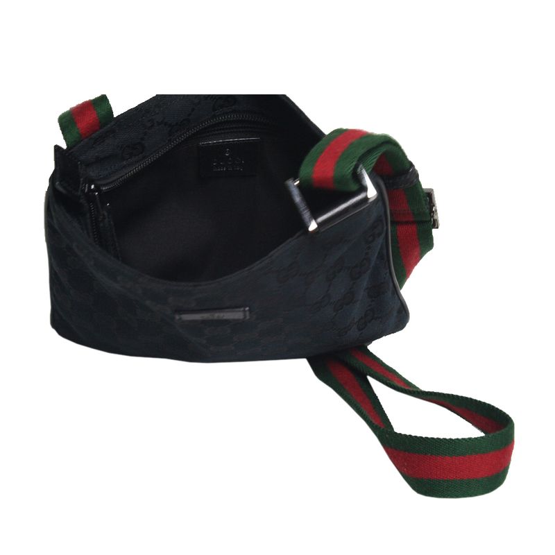 Bolsa-Gucci-Preta-Tecido
