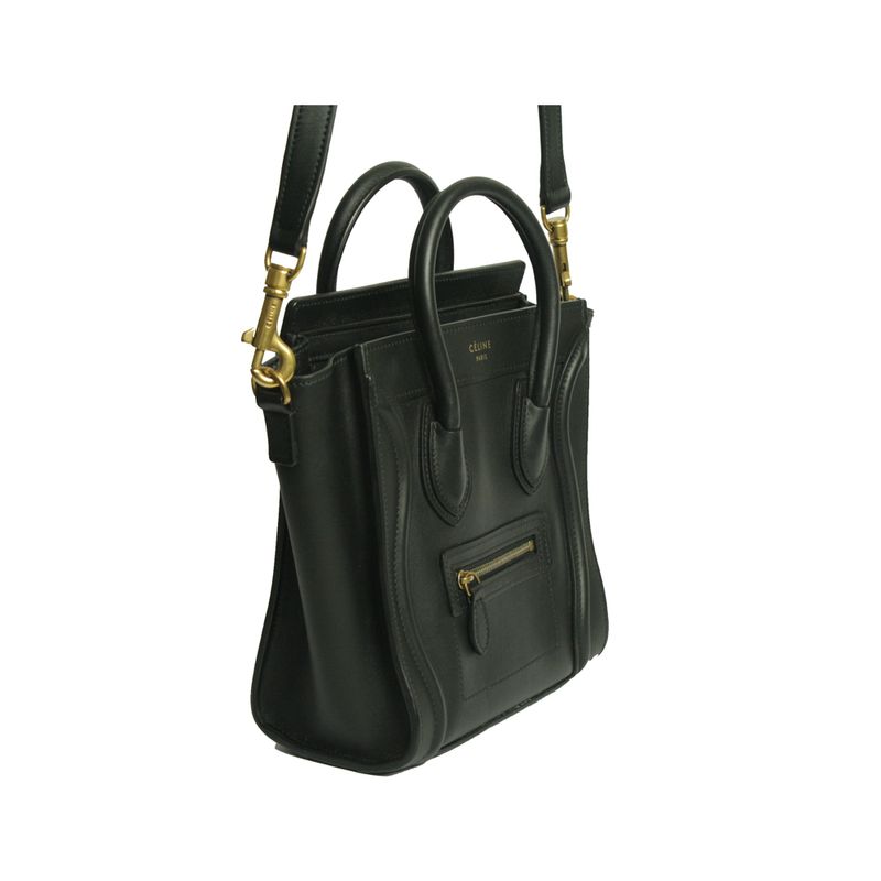 Bolsa-Celine-Nano-Luggage-Tote-Preta
