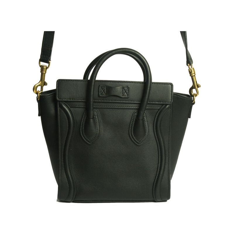 Bolsa-Celine-Nano-Luggage-Tote-Preta