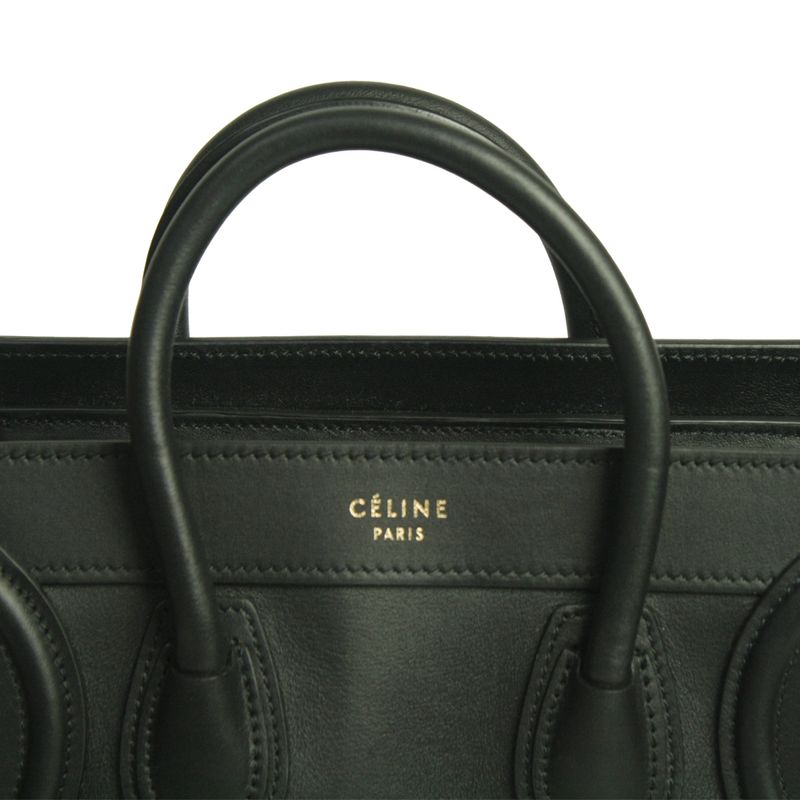 Bolsa-Celine-Nano-Luggage-Tote-Preta