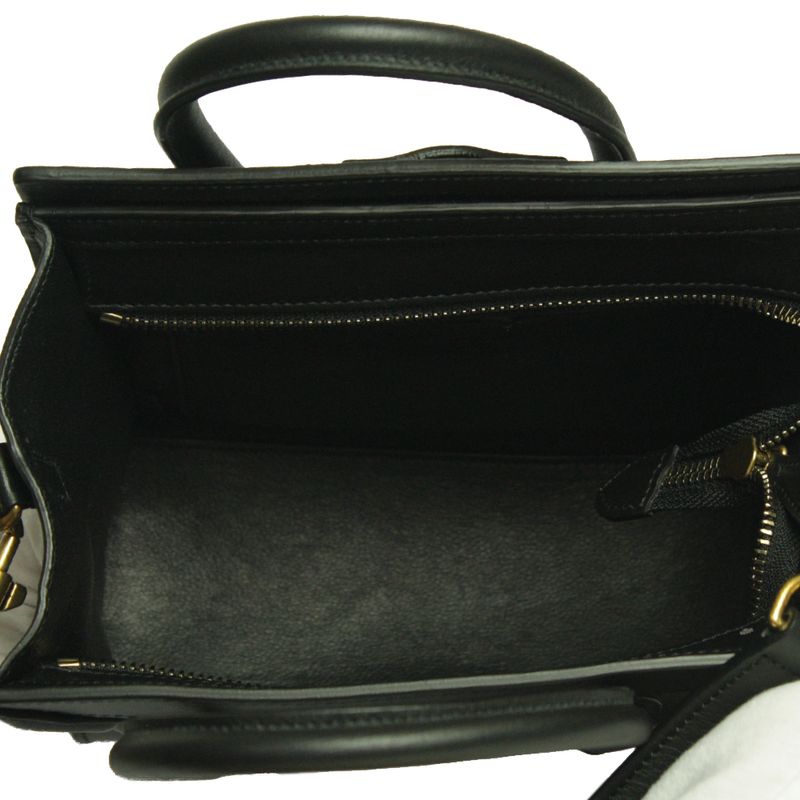 Bolsa-Celine-Nano-Luggage-Tote-Preta
