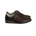 Tenis-Gucci-de-Couro-Marrom